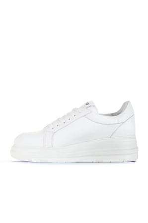Bueno Shoes Beyaz Deri Kadın Spor Ayakkabı 16wa8191
