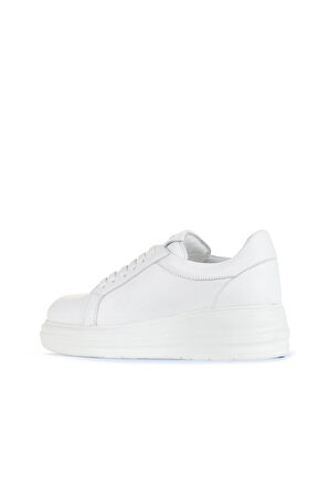 Bueno Shoes Beyaz Deri Kadın Spor Ayakkabı 16wa8191