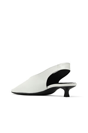 Bueno Shoes Beyaz Açma Kadın Topuklu Ayakkabı 30wa24277