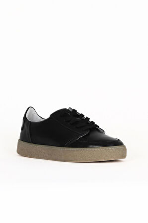 Bueno Shoes Siyah Deri Erkek Spor Ayakkabı 16ma8219