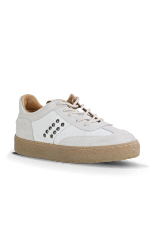 Bueno Shoes Beyaz Multi Deri Erkek Spor Ayakkabı 16ma8218