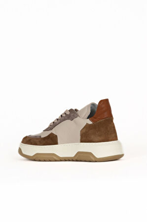 Bueno Shoes Taba Multi Deri Kadın Spor Ayakkabı 16wa8210