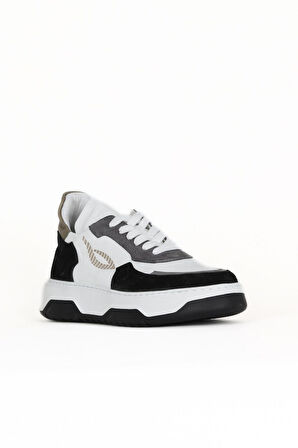 Bueno Shoes Beyaz Multi Deri Kadın Spor Ayakkabı 16wa8210