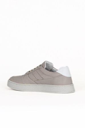 Bueno Shoes Gri Deri Erkek Spor Ayakkabı 16ma7016