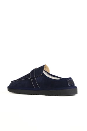 Bueno Shoes Lacivert Süet Kadın Düz Terlik 05wt104