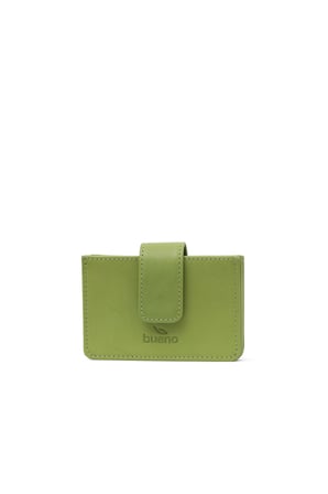 Yeşil Deri Unisex Kartlık