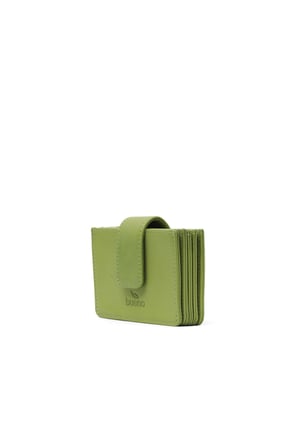 Yeşil Deri Unisex Kartlık
