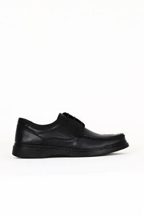 Bueno Shoes Siyah Deri Erkek Günlük Ayakkabı 07ma1627175