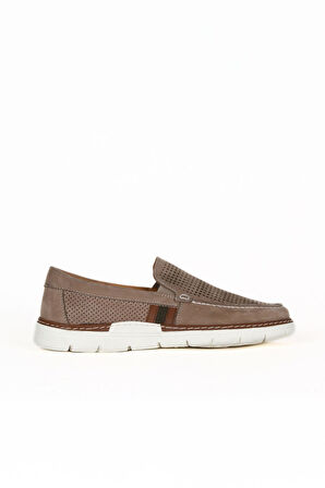Bueno Shoes Gri Dante Deri Erkek Günlük Ayakkabı 07ma0231e197