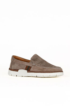 Bueno Shoes Gri Dante Deri Erkek Günlük Ayakkabı 07ma0231e197