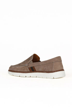 Bueno Shoes Gri Dante Deri Erkek Günlük Ayakkabı 07ma0231e197