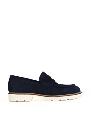Bueno Shoes Lacivert Süet Erkek Günlük Ayakkabı 10ma5536832