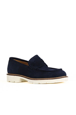 Bueno Shoes Lacivert Süet Erkek Günlük Ayakkabı 10ma5536832
