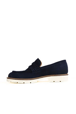 Bueno Shoes Lacivert Süet Erkek Günlük Ayakkabı 10ma5536832