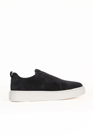 Bueno Shoes Gri Koyu Süet Erkek Spor Ayakkabı 34ma37120