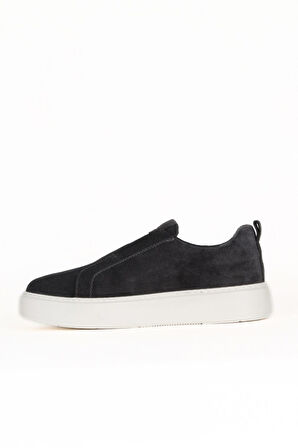 Bueno Shoes Gri Koyu Süet Erkek Spor Ayakkabı 34ma37120