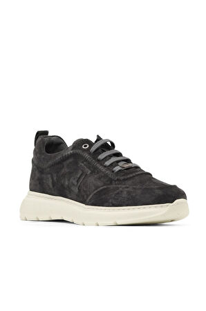 Bueno Shoes Gri Koyu Süet Erkek Spor Ayakkabı 34ma7036