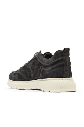 Bueno Shoes Gri Koyu Süet Erkek Spor Ayakkabı 34ma7036