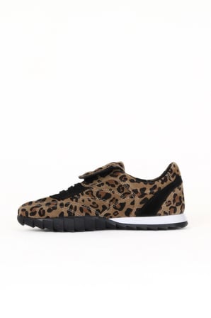 Leopar Süet Kadın Sneakers