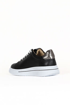 Bueno Shoes Siyah Deri Kadın Spor Ayakkabı 33wa1501
