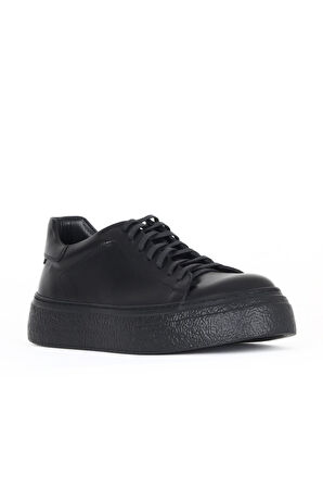 Bueno Shoes Siyah Deri Erkek Günlük Ayakkabı 10ma13855