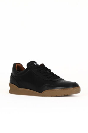 Bueno Shoes Siyah Deri Erkek Spor Ayakkabı 16ma8228