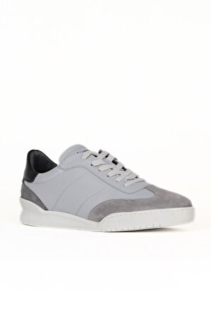 Bueno Shoes Gri Deri Erkek Spor Ayakkabı 16ma8229