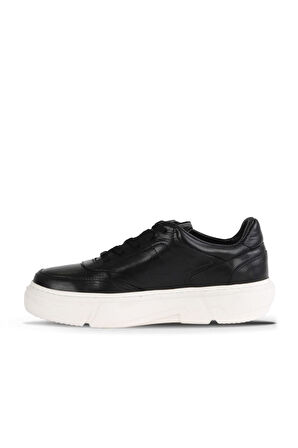 Bueno Shoes Siyah Deri Erkek Spor Ayakkabı 16ma8246