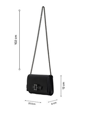 Bueno Shoes Siyah Deri Kadın Deri Portföy 01wbe2610