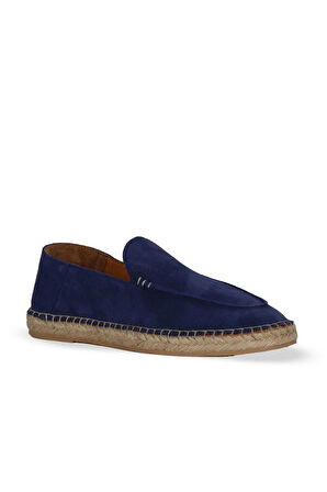 Bueno Shoes Lacivert Süet Erkek Espadril Ayakkabı 14mafr100