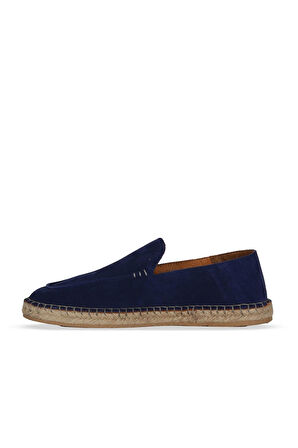 Bueno Shoes Lacivert Süet Erkek Espadril Ayakkabı 14mafr100