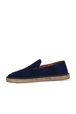 Bueno Shoes Lacivert Süet Erkek Espadril Ayakkabı 14mafr100