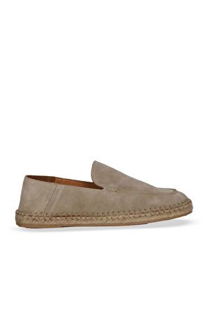 Bueno Shoes Bej Süet Erkek Espadril Ayakkabı 14mafr100