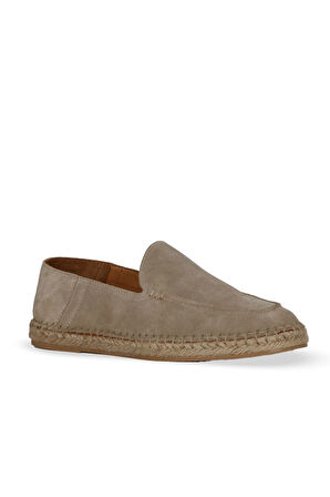 Bueno Shoes Bej Süet Erkek Espadril Ayakkabı 14mafr100