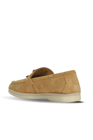 Bueno Shoes Camel Süet Kadın Günlük Ayakkabı 05ws101
