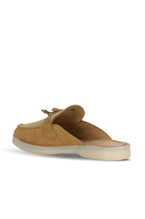 Bueno Shoes Camel Süet Kadın Düz Terlik 05wt103