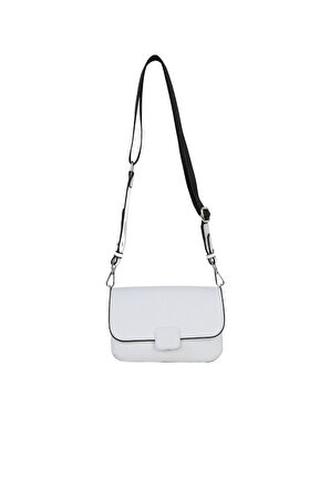 Bueno Shoes Beyaz Deri Kadın Çapraz Çanta 01wbe2617