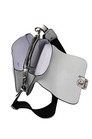 Bueno Shoes Beyaz Deri Kadın Çapraz Çanta 01wbe2617