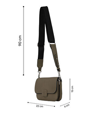 Bueno Shoes Yeşil Deri Kadın Çapraz Çanta 01wbe2617