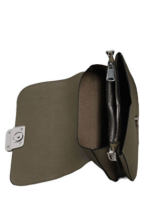 Bueno Shoes Yeşil Deri Kadın Çapraz Çanta 01wbe2617