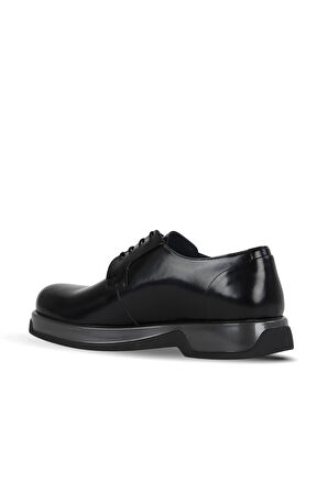 Bueno Shoes Siyah Açma Deri Erkek Günlük Ayakkabı 34ma27001