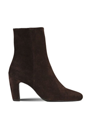Bueno Shoes Kahverengi Süet Kadın Topuklu Bot 39wb2998