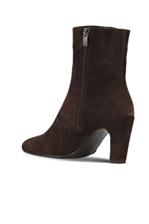 Bueno Shoes Kahverengi Süet Kadın Topuklu Bot 39wb2998