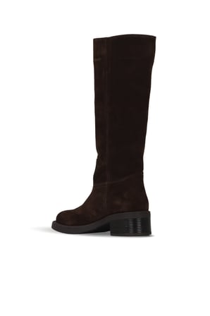 Bueno Shoes Kahverengi Süet Kadın Topuklu Çizme 39wc5612