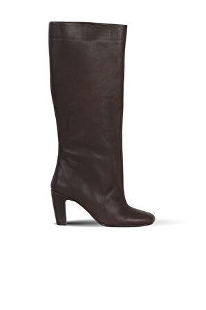 Bueno Shoes Fındık Deri Kadın Topuklu Çizme 39wc2958