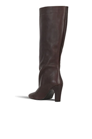 Bueno Shoes Fındık Deri Kadın Topuklu Çizme 39wc2958
