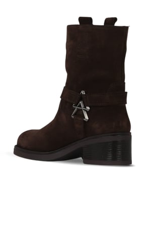 Bueno Shoes Kahverengi Süet Kadın Topuklu Bot 39wb1430
