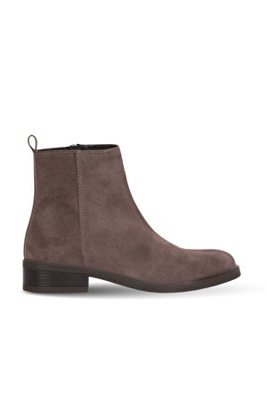 Bueno Shoes Vizon Süet Kadın Topuklu Bot 39wb6511