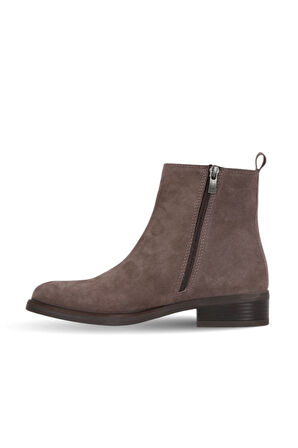 Bueno Shoes Vizon Süet Kadın Topuklu Bot 39wb6511