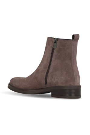 Bueno Shoes Vizon Süet Kadın Topuklu Bot 39wb6511